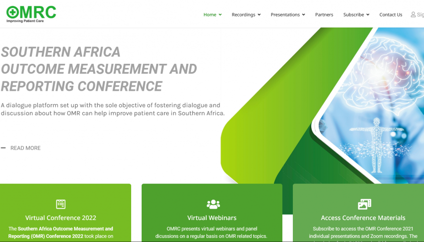 OMRC Joomla web design in Cape Town